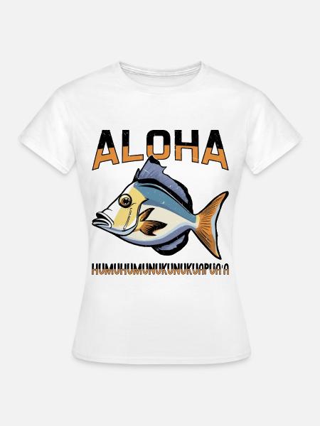 Humuhumunukunukuapua'a Riff-drückerfisch - Frauen T-Shirt - Weiß