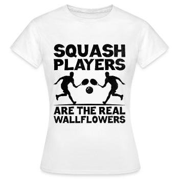 Squashspieler Squash-Tennisspieler Raquetball-Spor - Frauen T-Shirt - Weiß - Vorne - AI Model Female 172 dark (172cm)