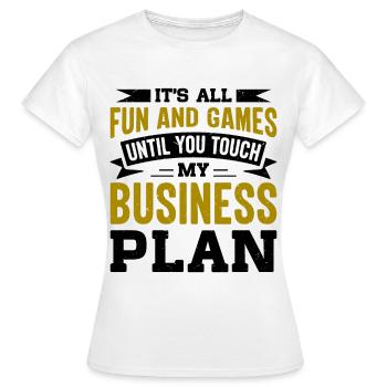 Business Administration Business Administration Office - Women's T-Shirt - white - Front - AI Model Female 172 dark (172cm)