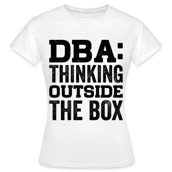 Business Administration Business Administration Office - Women's T-Shirt - white - Front - AI Model Female 172 dark (172cm)