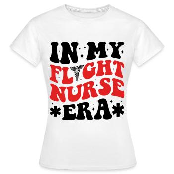 Flugkrankenpfleger Medizinischer Transport - Frauen T-Shirt - Weiß - Vorne - AI Model Female 172 dark (172cm)