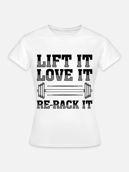 Gym Etiquette und Hygiene Leitfaden - Frauen T-Shirt - Weiß