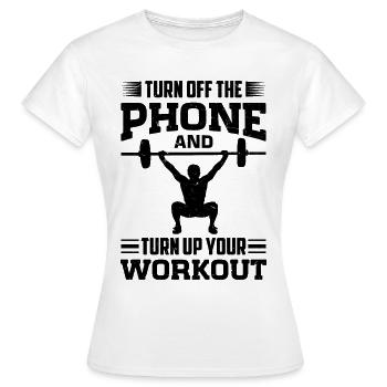 Guide d’étiquette et d’hygiène au gymnase - T-shirt Femme - blanc - Devant - AI Model Female 172 dark (172cm)
