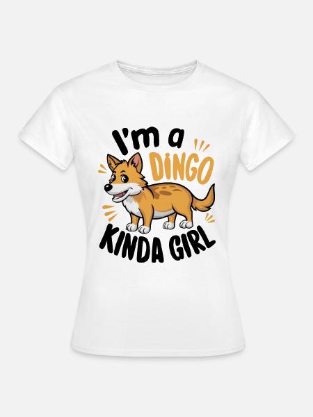 Australischer Dingo - Frauen T-Shirt - Weiß