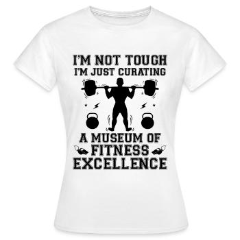 Professeur d’éducation physique Professeurs d’éducation physique École Spor - T-shirt Femme - blanc - Devant - AI Model Female 172 dark (172cm)