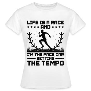 Professeur d’éducation physique Professeurs d’éducation physique École Spor - T-shirt Femme - blanc - Devant - AI Model Female 172 dark (172cm)