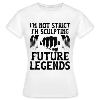 Professeur d’éducation physique Professeurs d’éducation physique École Spor - T-shirt Femme - blanc - Devant - AI Model Female 172 dark (172cm)