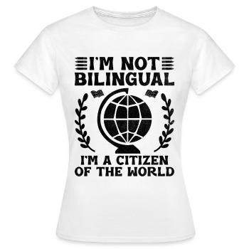 Professeur de langues étrangères École Professeurs de langues - T-shirt Femme - blanc - Devant - AI Model Female 172 dark (172cm)