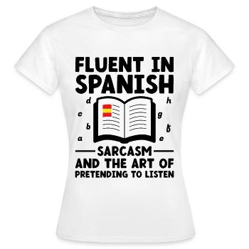 Foreign Language Teacher School Languages Teachers - Women's T-Shirt - white - Front - AI Model Female 172 dark (172cm)