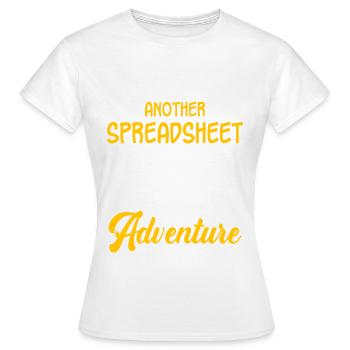 Office Humor - Women's T-Shirt - white - Front - AI Model Female 172 dark (172cm)
