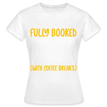 Humour de bureau - T-shirt Femme - blanc - Devant - AI Model Female 172 dark (172cm)