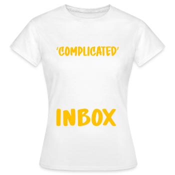 Humour de bureau - T-shirt Femme - blanc - Devant - AI Model Female 172 dark (172cm)