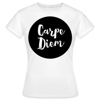 Carpe Diem - Women's T-Shirt - white - Front - AI Model Female 172 dark (172cm)