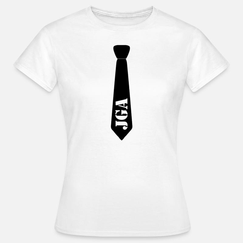 Tie Black JGA - Women's T-Shirt - white
