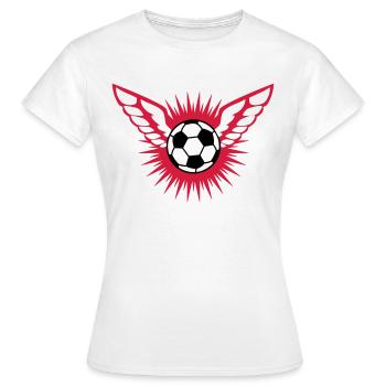 inspire FOOTBALL - T-shirt Femme - blanc - Devant - AI Model Female 172 dark (172cm)