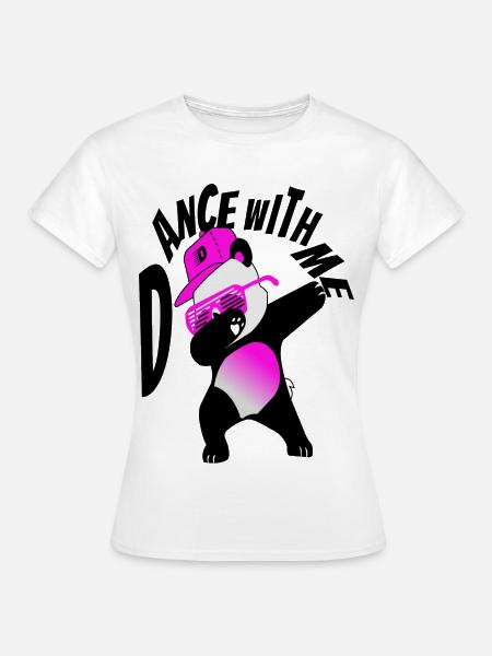 Panda Dance - Frauen T-Shirt - Weiß