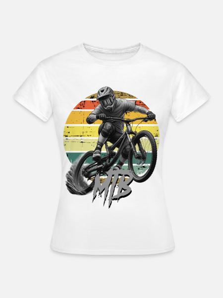 MTB - Frauen T-Shirt - Weiß