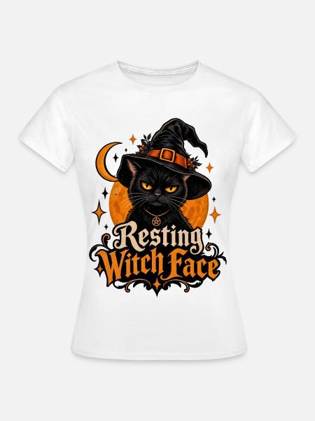 "Das ultimative "Resting Witch Face"-Design! - Frauen T-Shirt - Weiß