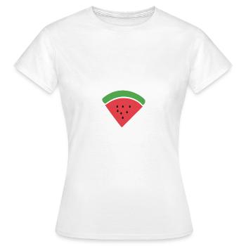 melone melon - Frauen T-Shirt - Weiß - Vorne - AI Model Female 172 dark (172cm)