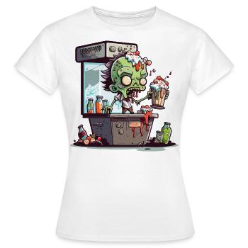 Boissons cérébrales - T-shirt Femme - blanc - Devant - AI Model Female 172 dark (172cm)