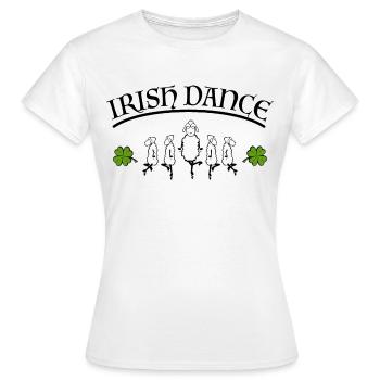 Irish Dance - Frauen T-Shirt - Weiß - Vorne - AI Model Female 172 dark (172cm)