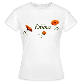 Emma Geburtstag Emma - Frauen T-Shirt - Weiß - Vorne - AI Model Female 172 dark (172cm)