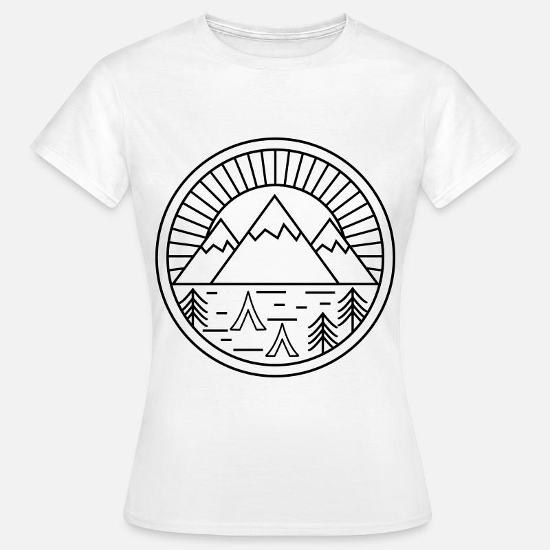 camping - Women's T-Shirt - white
