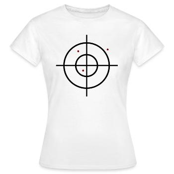 target - Women's T-Shirt - white - Front - AI Model Female 172 dark (172cm)