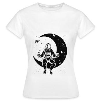 Faites une pause BK - T-shirt Femme - blanc - Devant - AI Model Female 172 dark (172cm)