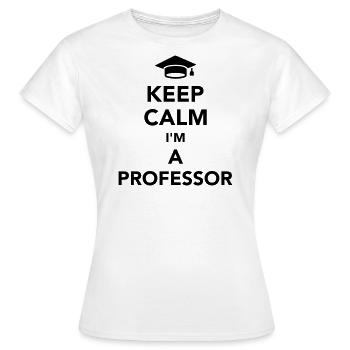 Professor - Frauen T-Shirt - Weiß - Vorne - AI Model Female 172 dark (172cm)