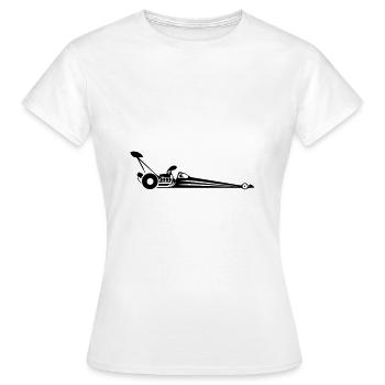 Race Dragster - Frauen T-Shirt - Weiß - Vorne - AI Model Female 172 dark (172cm)