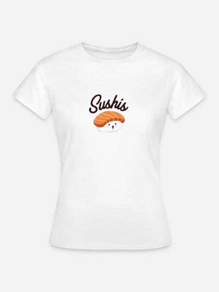 Sushi-Liebhaber - Frauen T-Shirt - Weiß