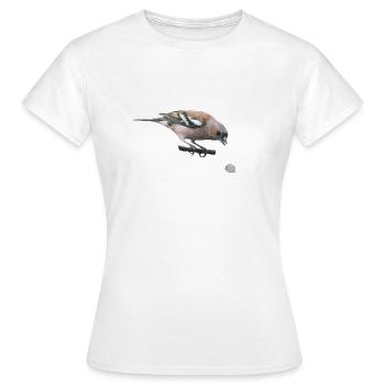 Chaffinch - Women's T-Shirt - white - Front - AI Model Female 172 dark (172cm)