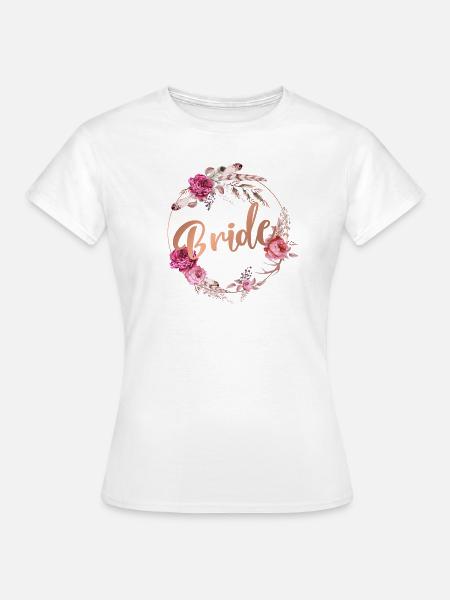 Bride JGA - Frauen T-Shirt - Weiß