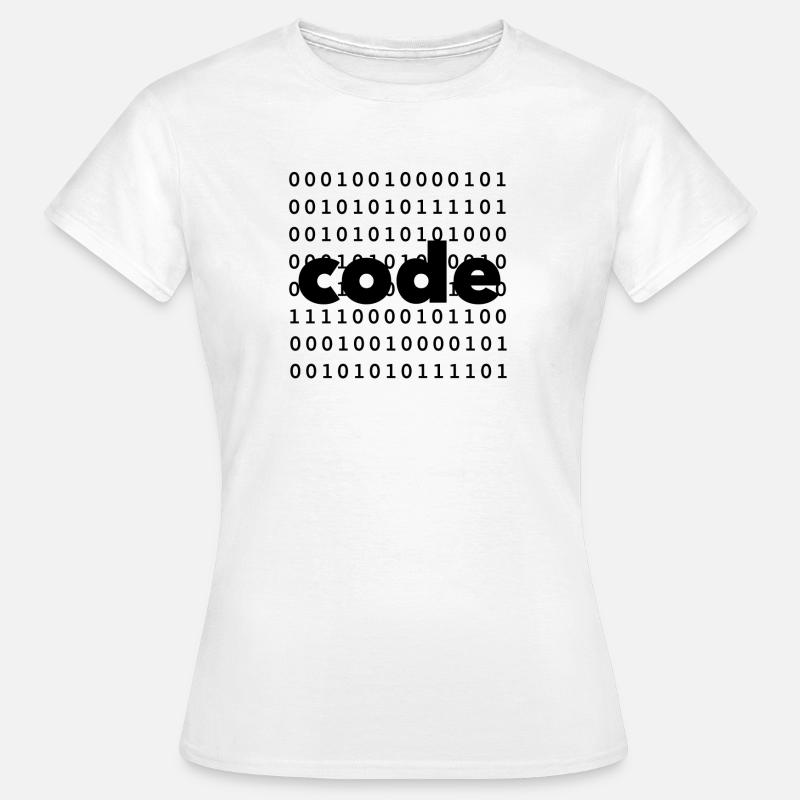 code - Women's T-Shirt - white