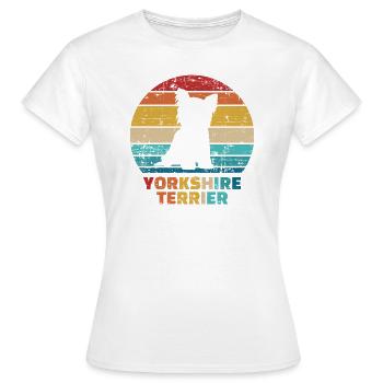 Yorkshire - T-shirt Femme - blanc - Devant - AI Model Female 172 dark (172cm)