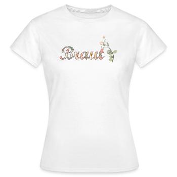 Bride mate Équipe Mariée Enterrement de vie de garçon 002 - T-shirt Femme - blanc - Devant - AI Model Female 172 dark (172cm)