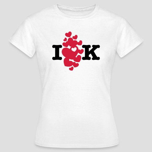 I love K very much - Frauen T-Shirt