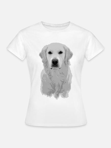 Golden Retriever - Frauen T-Shirt - Weiß