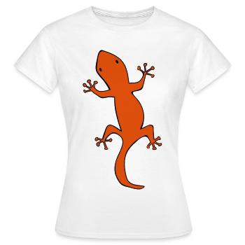 salamandre - T-shirt Femme - blanc - Devant - AI Model Female 172 dark (172cm)