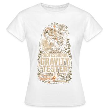 Arboristes Arboristes Testeurs de gravité professionnels - T-shirt Femme - blanc - Devant - AI Model Female 172 dark (172cm)