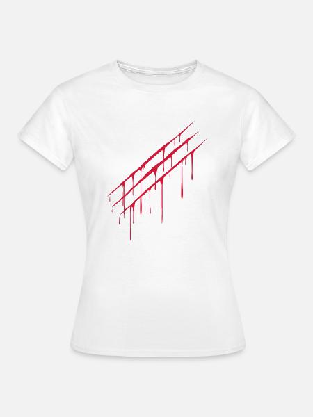 gore Krallenspuren - Frauen T-Shirt - Weiß