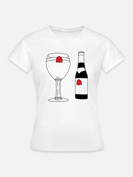 Belgian Beer - Frauen T-Shirt - Weiß