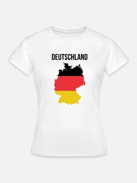 Deutschland - Frauen T-Shirt - Weiß