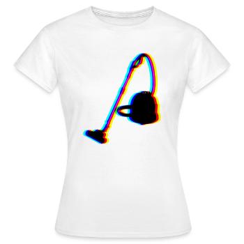 Aspirateur - T-shirt Femme - blanc - Devant - AI Model Female 172 dark (172cm)