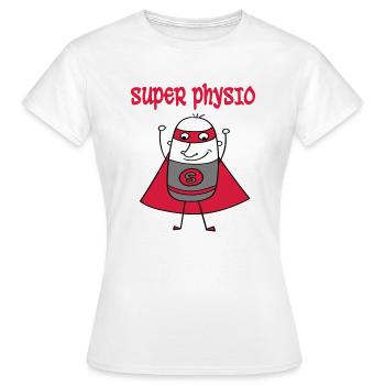 Physio - T-shirt Femme - blanc - Devant - AI Model Female 172 dark (172cm)