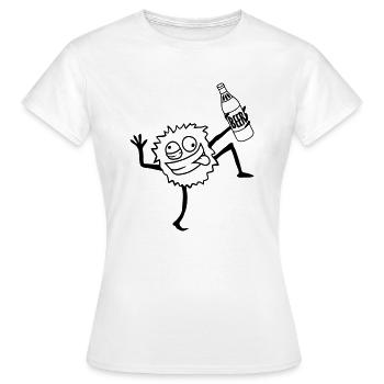 Bier Party Monster - Frauen T-Shirt - Weiß - Vorne - AI Model Female 172 dark (172cm)
