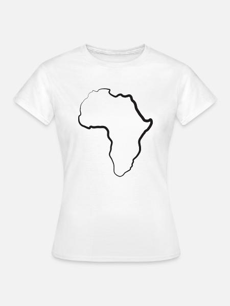 Afrika-Stil - Frauen T-Shirt - Weiß