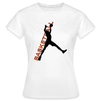 Sport. - T-shirt Femme - blanc - Devant - AI Model Female 172 dark (172cm)