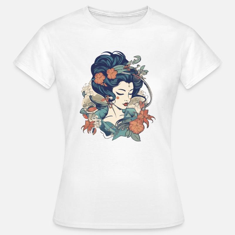 Donna retrò - Maglietta da donna - bianco